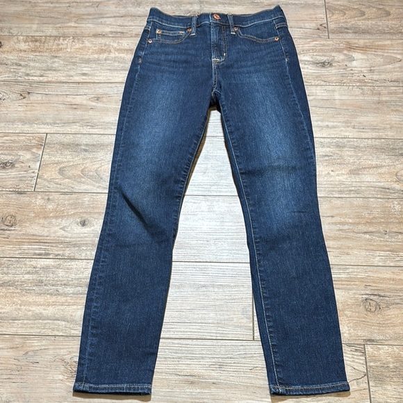 Gap true skinny high-rise size 25 (0 Regular) Classic Blue Denim Jeans - Picture 1 of 6